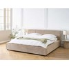 Beliani Lova Boucle MIRANDE 180 x 200 cm smėlio spalvos