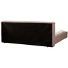 Beliani Bouclé lova LINARDS 180 x 200 cm, ruda