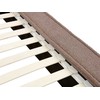 Beliani Bouclé lova LINARDS 180 x 200 cm, ruda