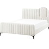 Beliani Lova Boucle LUNAN 140 x 200 cm, balta