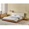 Beliani Lova Boucle ZEN 180 x 200 cm natūralaus uosio spalvos