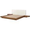 Beliani Lova Boucle ZEN 180 x 200 cm natūralaus uosio spalvos