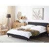 Beliani Lova FITOU 180 x 200 cm juoda