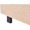 Beliani Vandens lova Boucle ALBI 160 x 200 cm smėlio spalvos