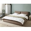 Beliani Vandens lova Boucle VINAY 180 x 200 cm, ruda
