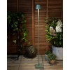 Beliani Bezprzewodowa lampa podłogowa LED GAVARRESA Metal Žalias