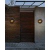 Sieninis šviestuvas Beliani Rinkinys 2 lamp ściennych zewnętrznych LED POMPTON Juodas