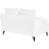 Sofa Beliani 5 vietų svetainės baldų komplektas HOBRO Boucle baltas