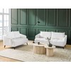 Sofa Beliani 5 vietų svetainės baldų komplektas HOBRO Boucle baltas