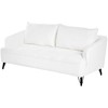 Sofa Beliani 5 vietų svetainės baldų komplektas HOBRO Boucle baltas
