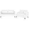 Sofa Beliani 5 vietų svetainės baldų komplektas HOBRO Boucle baltas
