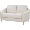 Sofa Beliani 6 vietų svetainės baldų komplektas TROSA šviesiai smėlio spalvos