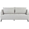 Sofa Beliani 5 vietų svetainės baldų komplektas HOBRO šviesiai pilkas