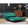 Sofa Beliani 3 vietų poilsio baldų komplektas VESTFOLD, tamsiai žalias veliūras
