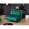 Sofa Beliani 3 vietų poilsio baldų komplektas VESTFOLD, tamsiai žalias veliūras