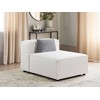 Sofa Beliani Vienvietis modulis ARDAL, bouclé, sulaužyta balta