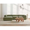 Sofa Beliani Vienvietis modulis ARDAL, žalias velvetas