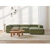 Sofa Beliani Vienvietis modulis ARDAL, žalias velvetas