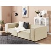 Sofa Beliani Kampinis modulis APRICA smėlio spalvos sintetinis linas