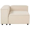 Sofa Beliani Kampinis modulis ARDAL dešininis, smėlio spalvos