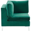 Sofa Beliani Kampinis modulis EVJA, žalias veliūras