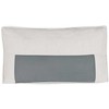 Sofa Beliani Išskleidžiamas kampe statomas 3 vietų sofos komplektas ABACKA, velvetas, kreminė balta, kairinė pusė