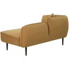 Sofa Beliani Kairysis gultas CHEVANNES iš „boucle“ audinio, garstyčių spalvos