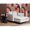 Sofa Beliani Šezlongas CHARMES šviesiai smėlio spalvos