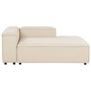 Sofa Beliani Kairysis gultas ARDAL smėlio spalvos