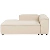 Sofa Beliani Dešininis szezlongas ARDAL, smėlio spalvos