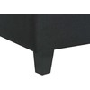 Beliani Modulinė sofa UNSTAD 4 asmenims, kairinė, juoda