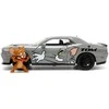 Automobilio modelis Tom and Jerry Dodge Challenger Hellcat + figūrėlė Jerry 1/24 JADA, 20 cm