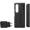 Dėklas OF93PCBE Standing Cover with Pen for Samsung Galaxy Fold 4, Juodas (Juodas)