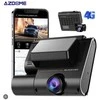 AZDOME C9 Pro 4G LTE tiesioginio vaizdo, 1080P dvigubos kameros GPS sekimas Wifi 24 valandų DVR vaizdo registratorius