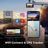 AZDOME M27 DVR 2K raiška, GPS, WIFI, 3 colių IPS ekranas, automobilių įrašymo įrenginys, 24 val. parkavimo stebėjimas
