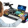 DJ Mixer su mikrofonu – vaikų DJ pultas su pianino klaviatūra, Bluetooth ir DJ turntable muzikos žaislas