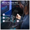 FIFINE AmpliGame AM8 laidinis mikrofonas su RGB apšvietimu USB/XLR