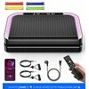 Išmanioji vibruojanti treniruoklio platforma su Bluetooth ir treniruočių virvėmis – viso kūno treniruotė su muzika!