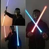 STAR WARS Led šviečiantys kardai, 7 LED spalvų pasirinkimai, EFEKTYVUS kardo kirčio garsas!