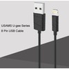 Usams U-GEE Apple USB Cable 1m juodas