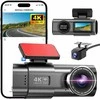 VOLTAIC 4K UHD Automobilio Vaizdo Registratorius su Wi-Fi, GPS ir Naktiniu Matymu – Išmanus Dash Cam jūsų saugumui