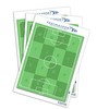 Yakim Sport treniruočių bloknotų sąsiuvinis, sąsiuvinis - sektoriai 100243