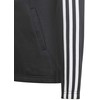 Adidas Essentials 3S Jaunimo džemperis su gobtuvu ir užtrauktuku GQ8356