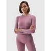 Bluza termoaktywna damska 4F F113 tamsiai rožinė 4FAW23USEAF113 53S (XS/S)