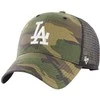 Kepurė 47 Brand 47 prekės ženklo dangtelis 47 prekės ženklas MLB LA Dodgers Trucker - B -CBRAN12GWP -CMD