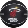 Krepšinio kamuolys Wilson NBA Dribbler Miami Heat Mini Ball WTB1100PDQMIA (rozmiar_EU-One size)