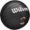 Wilson Wilson Team Tribute Miami Heat mini kamuolys WZ4017607XB Juoda 3