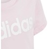 Adidas Essentials Linijinio Logotipo Medvilniniai Siauro Kirpimo Marškinėliai Jaunimui IC3152