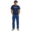Mėlynas T-SHIRT MĘSKI Z KRÓTKIM RĘKAWEM PEPE JEANS