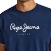 Mėlynas T-SHIRT MĘSKI Z KRÓTKIM RĘKAWEM PEPE JEANS